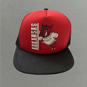NWOT Vintage 80’s University of Arkansas Razorbacks Hat
